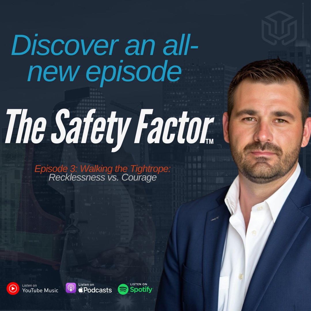 SafetyVue's tweet image. Ever danced on the edge of disaster? In construction, one wrong step is the difference between heading home and... well, not.

This week on The Safety Factor™, we&apos;re tackling recklessness vs. courage.  

#construction #safety #safetyvue #podcast #podcasters #podcasts