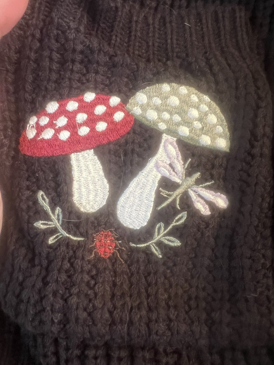 BloodKnightCae's tweet photo. @HotTopic the state this sweater arrived in is horrible. All these threads should have been cut at manufacture. I tried emailing customer service a month ago with no response. Any help would be great. https://t.co/1r78WJnVjg