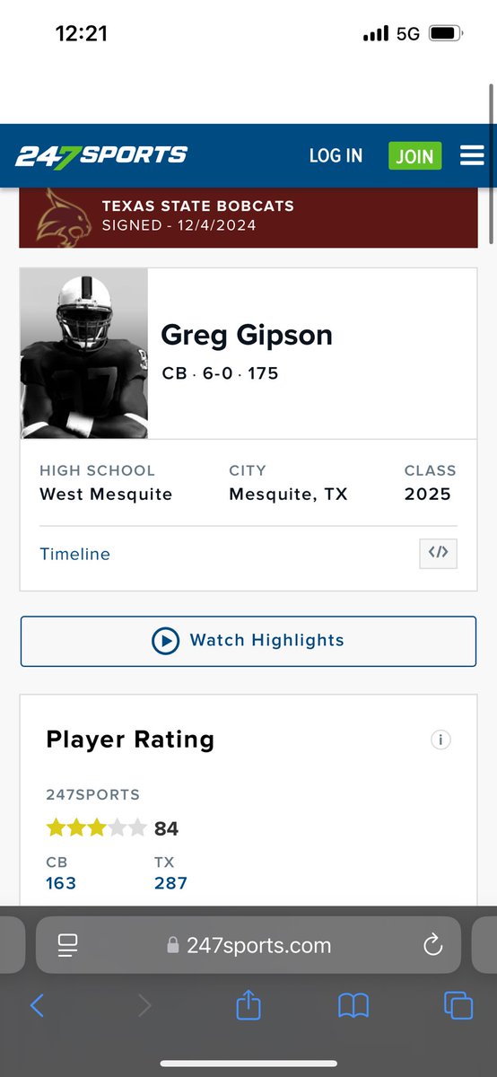 Blessed to be ranked a 3 ⭐️ <a href="/247Sports/">247Sports</a>