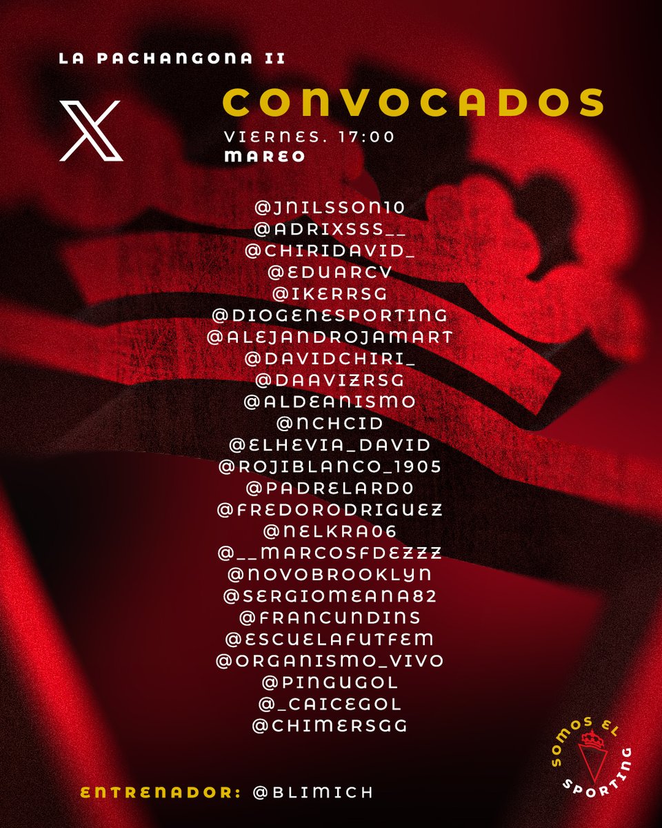 RealSporting's tweet image. ⚽ 𝑳𝒂 𝑷𝒂𝒄𝒉𝒂𝒏𝒈𝒐𝒏𝒂 𝑰𝑰.  

🔢 Lista de convocados. 

🐦 𝐸𝑞𝑢𝑖𝑝𝑜 𝑡𝑢𝑖𝑡𝑒𝑟𝑜.
 ⁽ᵖʳᵒᵐᵉᵗᵉᵐᵒˢ ⁿᵒ ᵐᶦʳᵃʳ ᵉˡ ʰᶦˢᵗᵒʳᶦᵃˡ ᵈᵉ ᶜᵃᵈᵃ ʲᵘᵍᵃᵈᵒʳ⁾