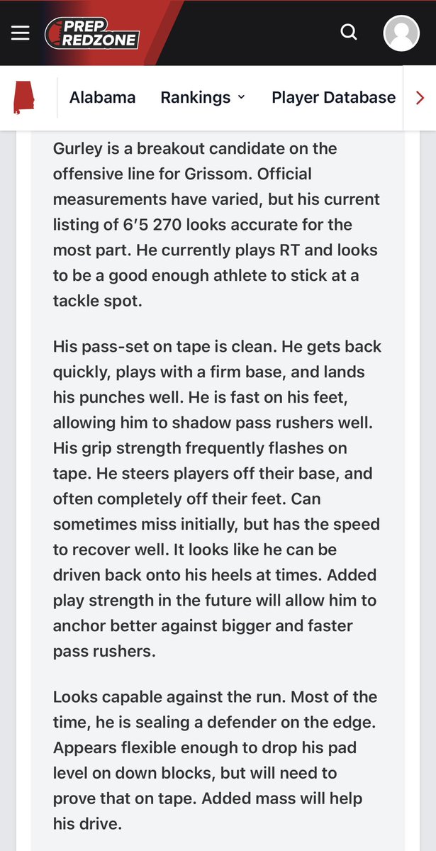 Ron Smith (@obi_ron_winobi) on Twitter photo Coaches/Recruiters if C/O ‘26, <a href="/semajgurleyy/">Semaj “SMG” Gurley⭐️</a> is not on your radar, you are missing out on a D1 level OL. Great measurables (6’5, 275) and will only continue to fill out, natural/gifted pass pro, and a huge upside to be developed with his run game. Get at him early! Coaches/Recruiters if C/O ‘26, <a href="/semajgurleyy/">Semaj “SMG” Gurley⭐️</a> is not on your radar, you are missing out on a D1 level OL. Great measurables (6’5, 275) and will only continue to fill out, natural/gifted pass pro, and a huge upside to be developed with his run game. Get at him early!