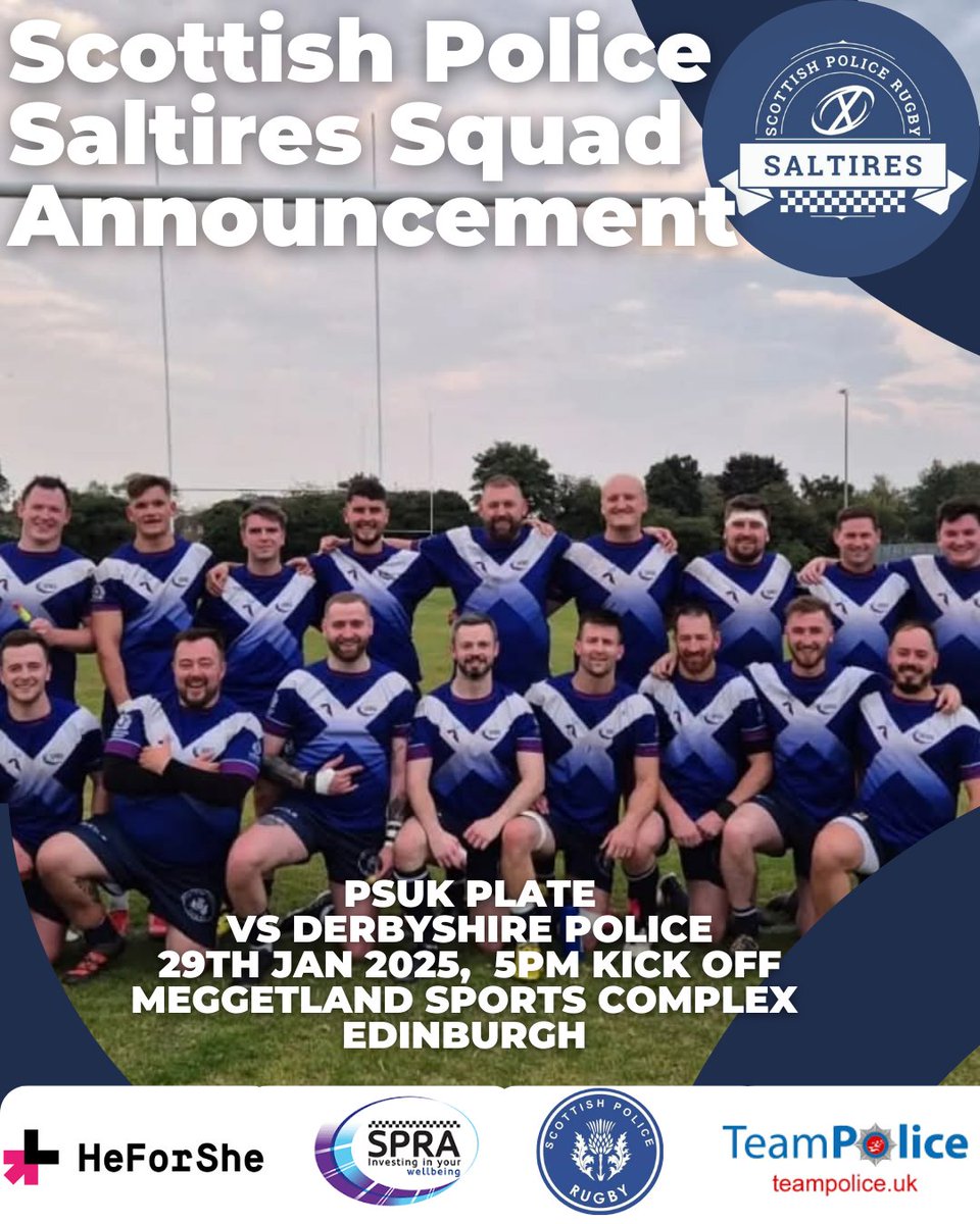 Scottish Police Saltires Rugby tweet media