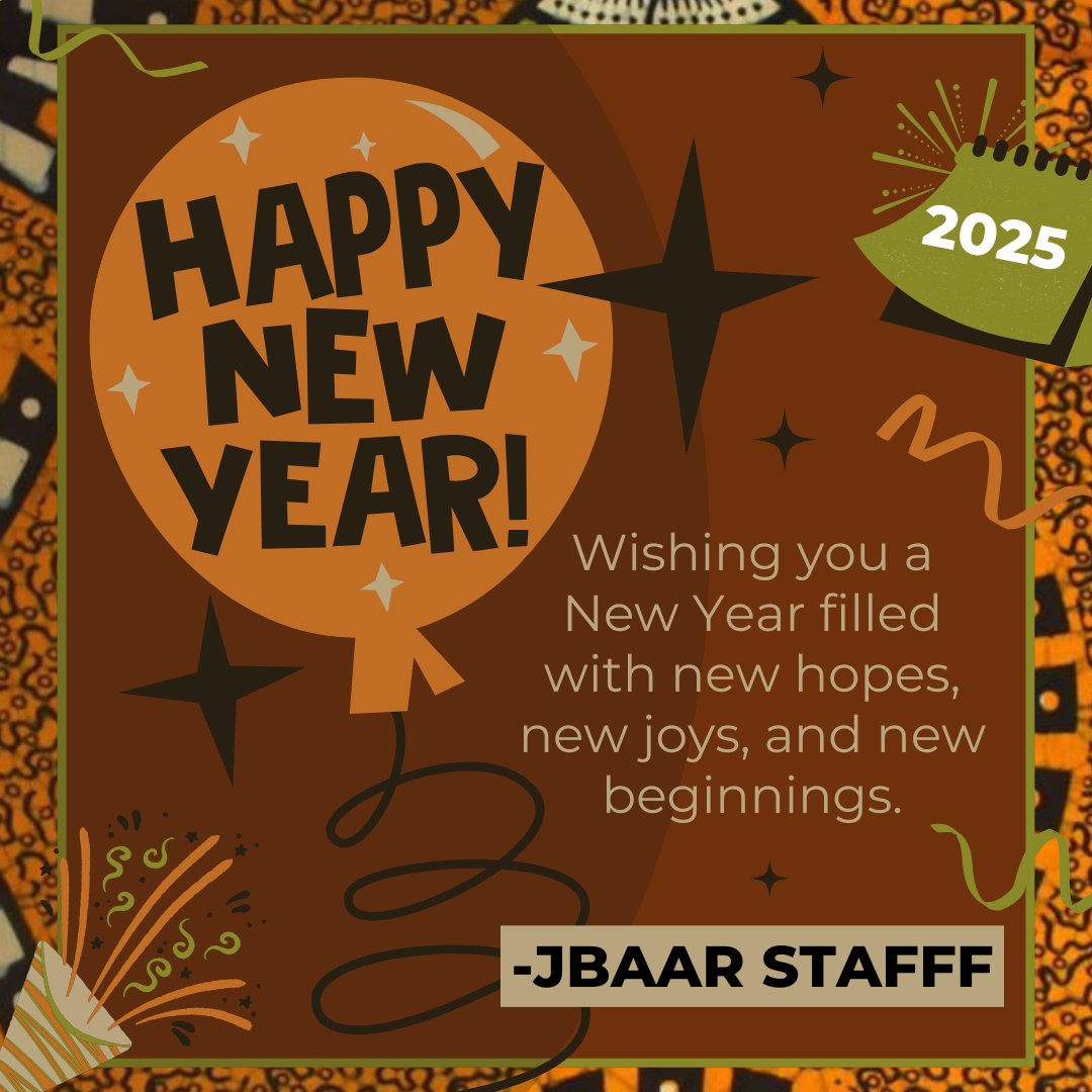 Happy New Year from the James Brown African American Room! We’re looking forward to sharing books, hosting programs, and connecting with you in 2025! 🎉