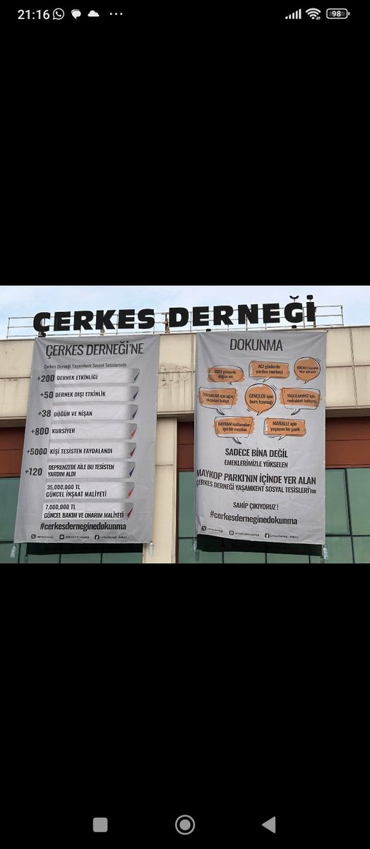 Önce özür, sonrasında amasız fakatsız tesislerin bize tahsisini bekliyoruz. 
<a href="/cankayabelediye/">Çankaya Belediyesi</a>
<a href="/hcanguner/">Hüseyin Can Güner</a>
#cerkesderneğinedokunma