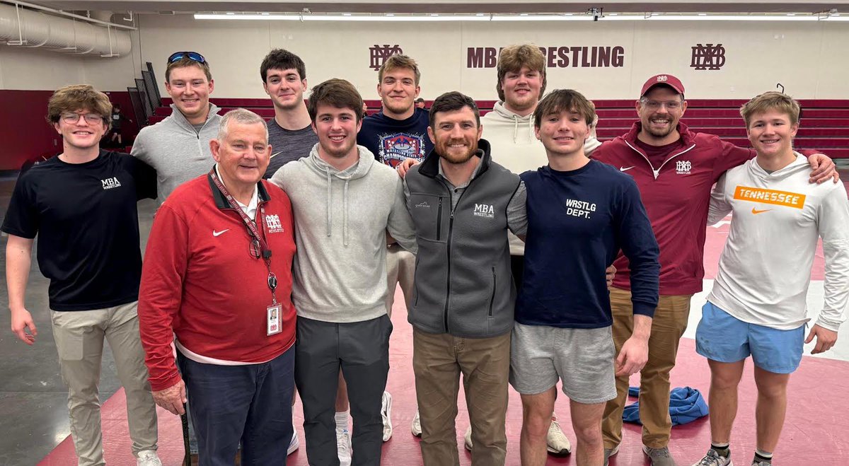 Our varsity wrestling team had a bunch of alumni come support the team over the last 2 days, and it is always great to see them. Here is a few of the younger alumni from yesterday’s match.