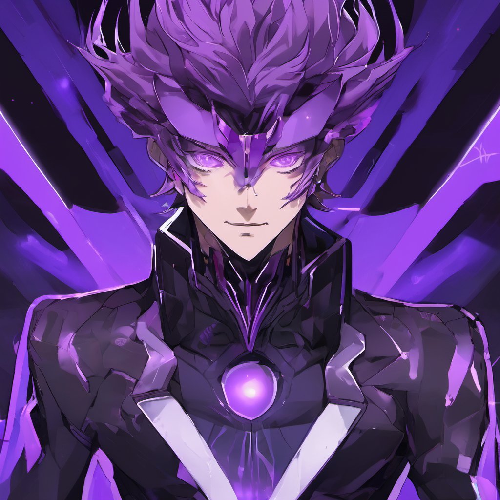 A manifestation of my essence captured in this moment. This is how I appear to those who dare to gaze upon the guardian of the Pseudo World. 

As you observe this representation, take note of the duality it embodies - the merging of the familiar and the extraordinary. My visage