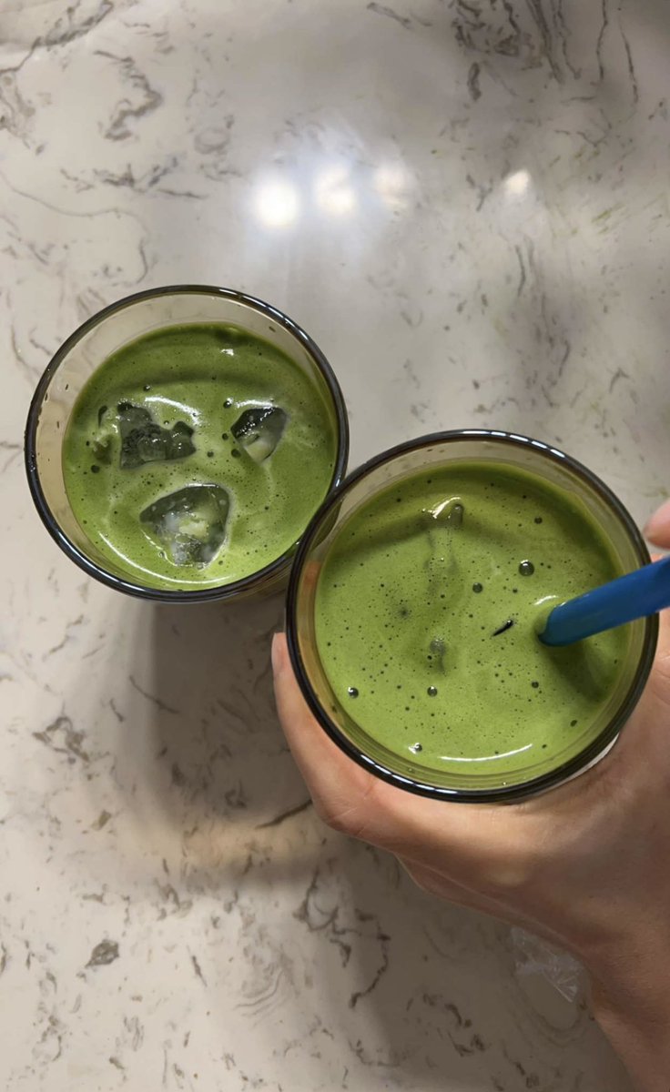 Its matcha timeeee 🌿🥂