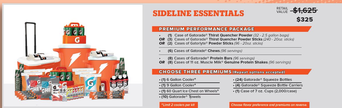 New Gatorade packages are out and available for 2025.