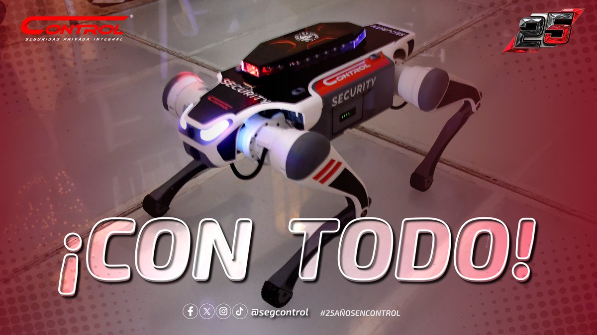 segcontrol's tweet image. Este 2025 nos llena de energía y motivación para seguir creciendo juntos. ¡Felicidades por ser parte del #TeamControl! 🚀

¡A seguir trabajando con todo, este es solo el inicio de un gran año! 💥

#SeguridadPrivada #GrupoControl #GuardiasControl #25añosencontrol🎖
