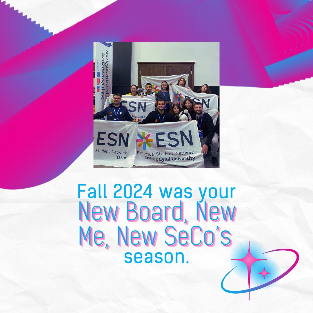 EsnDeu's tweet photo. #followDEUwhiterabbit #UnityInDiversity #WeAreOne #THISisESN #ErasmusGeneration #universitemDEU #Wrapped24 #HappyNewYear https://t.co/1fuMWD7tpI