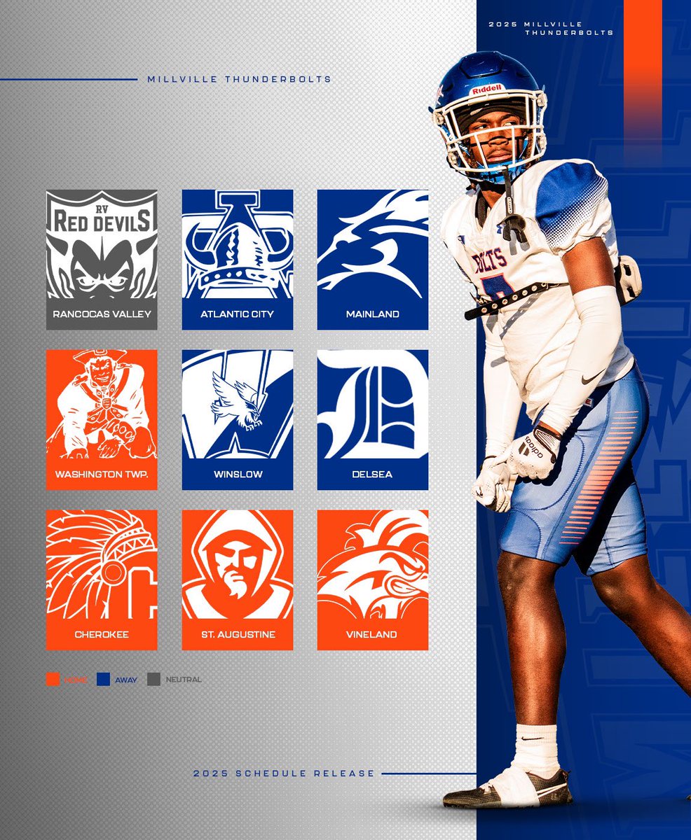 Millville HS Football (@thevillebolts) on Twitter photo 🔷Bolts 2025 Schedule🔶
New Year, Same Grind! #BoltPride
#OBG <a href="/TBoltAthletics/">Dave LaGamba</a> <a href="/BoltsPrincipal/">Jaime Sutton</a> <a href="/mattmazzoni/">Matt Mazzoni</a> 🔷Bolts 2025 Schedule🔶
New Year, Same Grind! #BoltPride
#OBG <a href="/TBoltAthletics/">Dave LaGamba</a> <a href="/BoltsPrincipal/">Jaime Sutton</a> <a href="/mattmazzoni/">Matt Mazzoni</a>