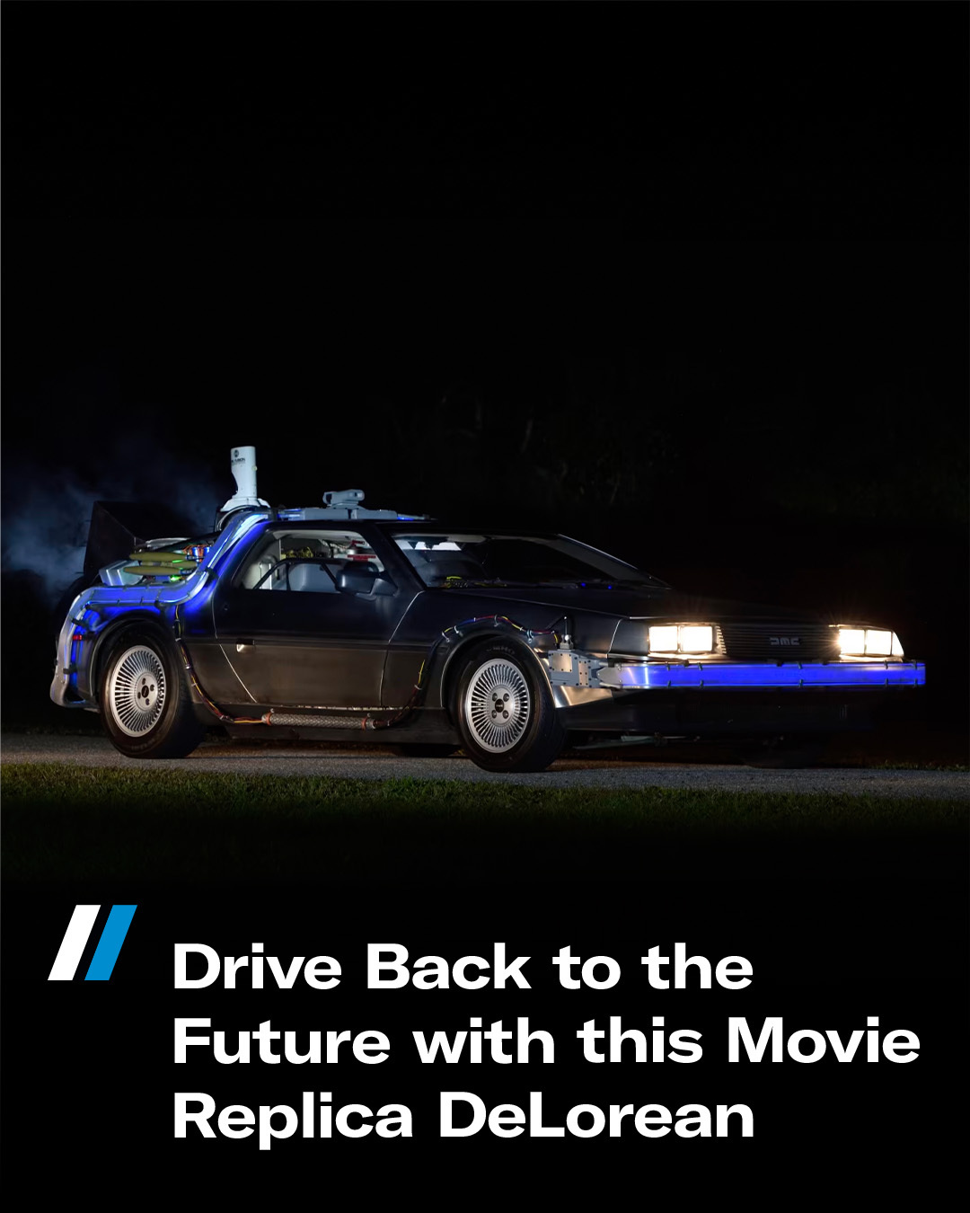 Hagerty on X: &ldquo;An exact replica of the flying DeLorean from Back 