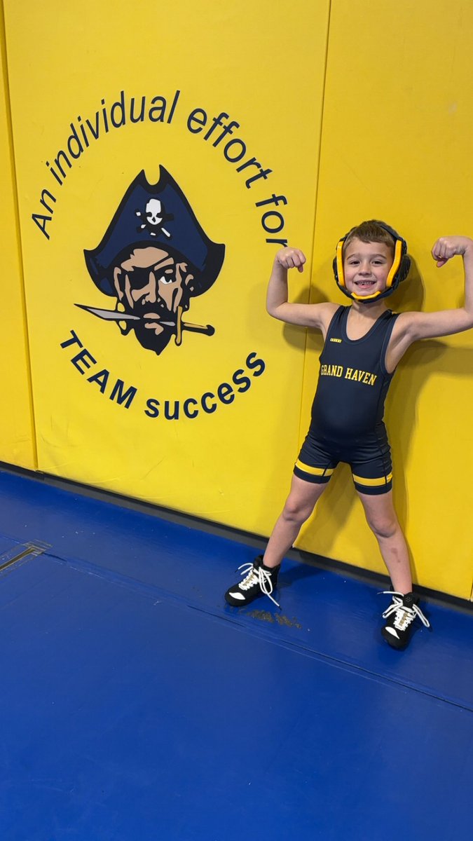 wiebengj's tweet image. So it begins! Young Bucs Wrestling!