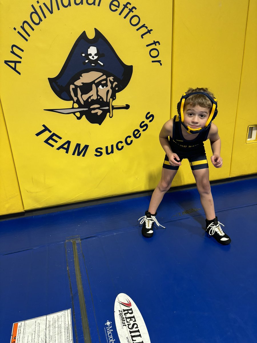 wiebengj's tweet image. So it begins! Young Bucs Wrestling!