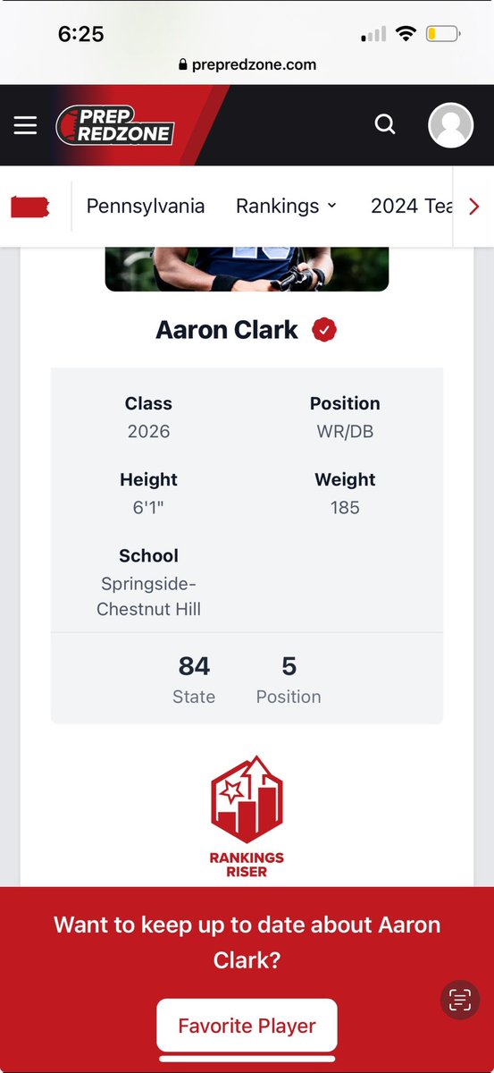 Aaron Clark (@clarkaaron_1) on Twitter photo Blessed to be ranked 5th at my position and 84th overall in the class of 26 by <a href="/PRZPAvic/">VicCastilloPRZ</a> <a href="/PrepRedzonePA/">Prep Redzone Pennsylvania</a> <a href="/schfootball/">SCH Blue Devils Football</a> 🙏🏾 Blessed to be ranked 5th at my position and 84th overall in the class of 26 by <a href="/PRZPAvic/">VicCastilloPRZ</a> <a href="/PrepRedzonePA/">Prep Redzone Pennsylvania</a> <a href="/schfootball/">SCH Blue Devils Football</a> 🙏🏾