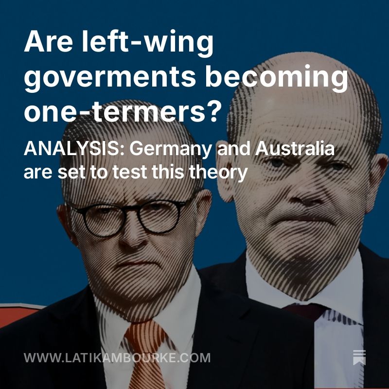 latikambourke's tweet image. A question that's been on my mind for a while that 2025 might just answer. 

Read my analysis here: latika.me/OneTermers