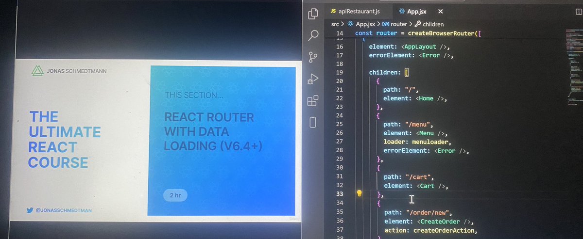 cee_code's tweet image. 😮💨 #Reactcourse
- Learnt about React Router and data loading using useLoaderData
- learnt error handling in react router using useRouteError
- Briefly glanced through git and version control documentation.