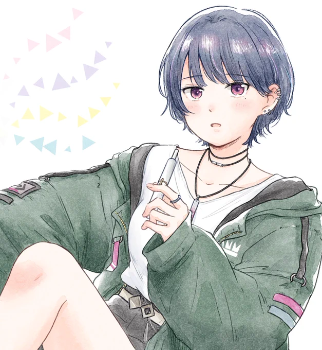  #泡色模様 