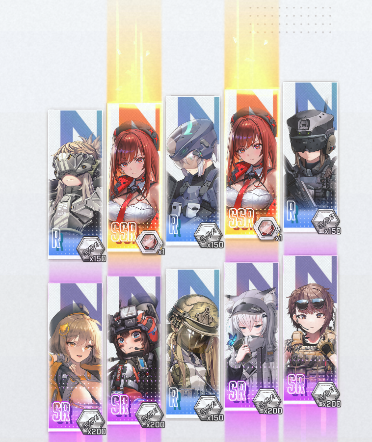 is it still streamer's luck if i pulled one copy on stream and two copies off stream? 🤔#nikke #rapi