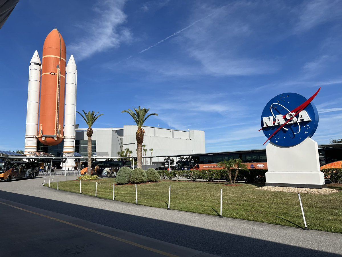 I’ve never seen <a href="/NASAKennedy/">NASA's Kennedy Space Center</a> as packed as today. So great to see people interested in science and space exploration!