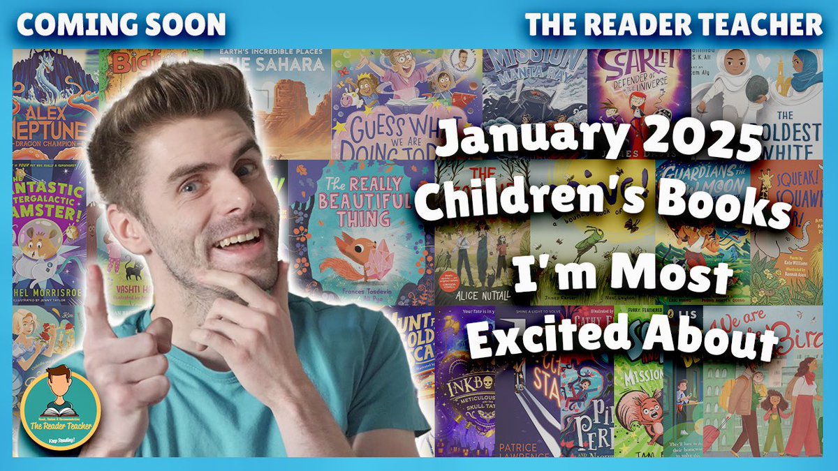 👀📚Check out my JANUARY 2025 Children’s Books I’m Most Excited About video on my YouTube channel. Please subscribe!

📖🌟Each month, I put together #ComingSoon videos previewing my most anticipated children’s books releases to bump up your TBRs!

➡️ youtu.be/mDN2Kfg8k24?fe…