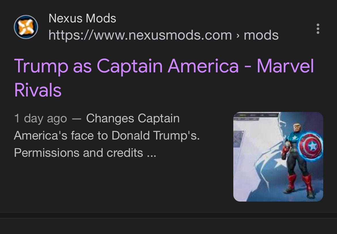Pirat_Nation's tweet image. Nexus Mods has banned the Trump mod for Captain America