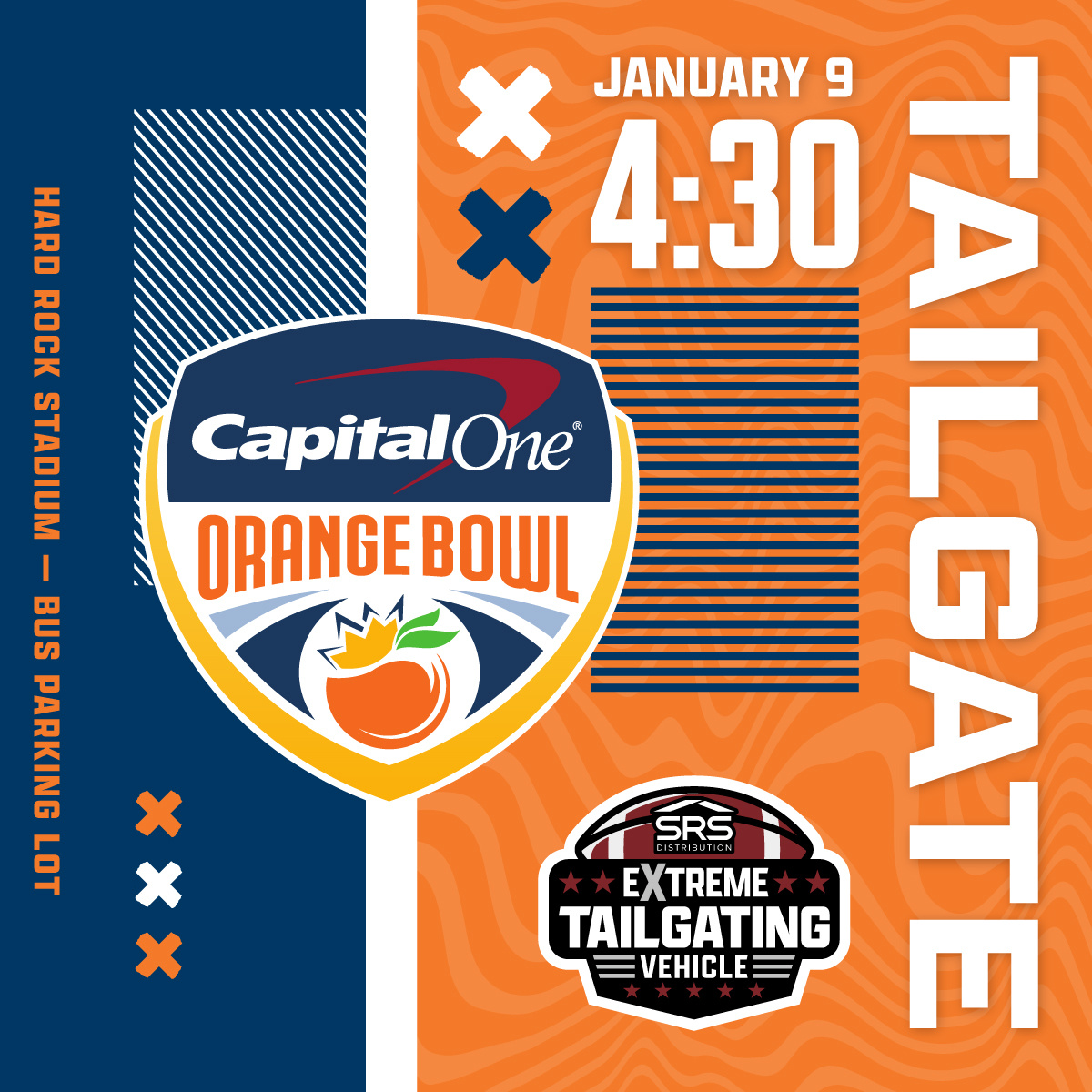 Who will the #NittanyLions face at the Orange Bowl? 🏈🎉 We’ll find out soon!
Join us for a pre-game celebration at the 2025 Orange Bowl - Playoff Semifinal! January 9, 4:30 PM to 7:30 PM at the Bus Parking Lot at the Hard Rock Stadium.