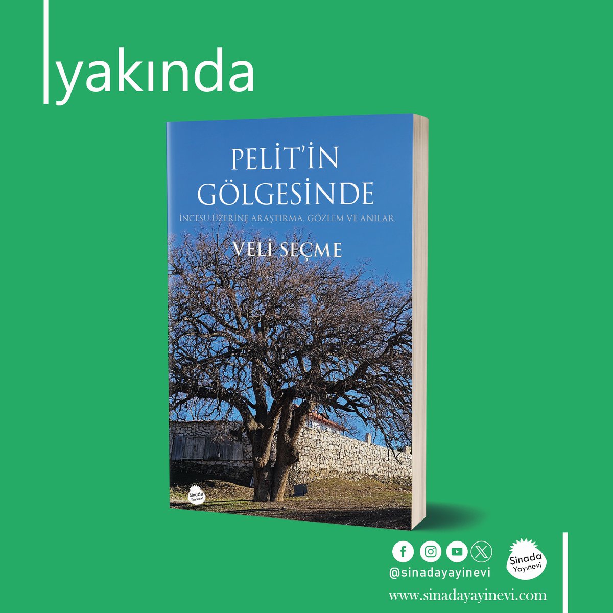 sinadayayinevi's tweet photo. Yeni // Yakında ...
Pelit'in Gölgesinde İncesu Üzerine Araştırma Gözlem ve Anılar // Veli Seçme 
@VeliSecme
📚
#pelitingölgesinde #incesu #velisecme https://t.co/80sRyIE66n