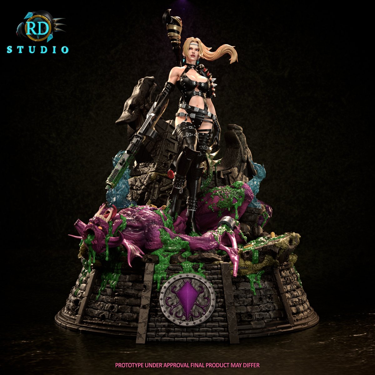 Wilrock22's tweet photo. hi everyone
are you ok?
I bring you one more work together Relics Den Studios
Rachel character of ninja gaiden
i hope you like
more images

https://t.co/hFBQRwq2X8 
#sculpture #statue #gameart #3dart #ninjagaiden #zbrush https://t.co/nlX27Z6poW