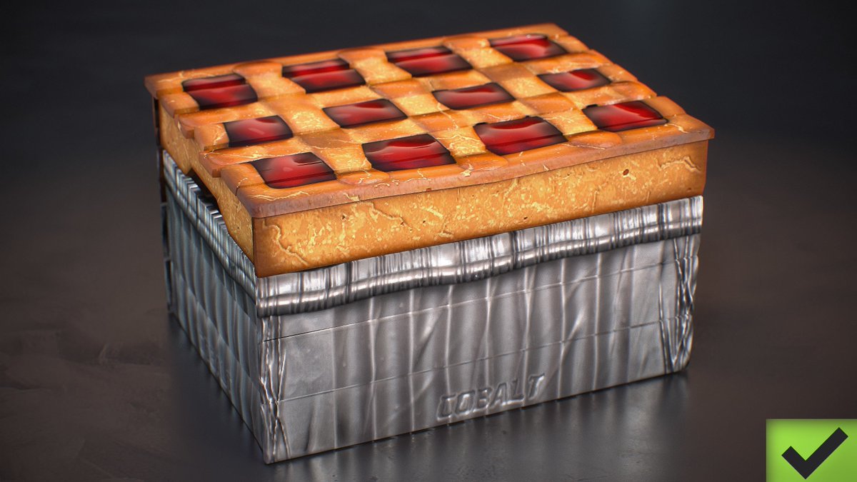 Our Pie Storage Box skin made in collaboration with <a href="/wwaggann/">Wag</a>  has been accepted! Big thanks to <a href="/playrust/">Rust</a> !