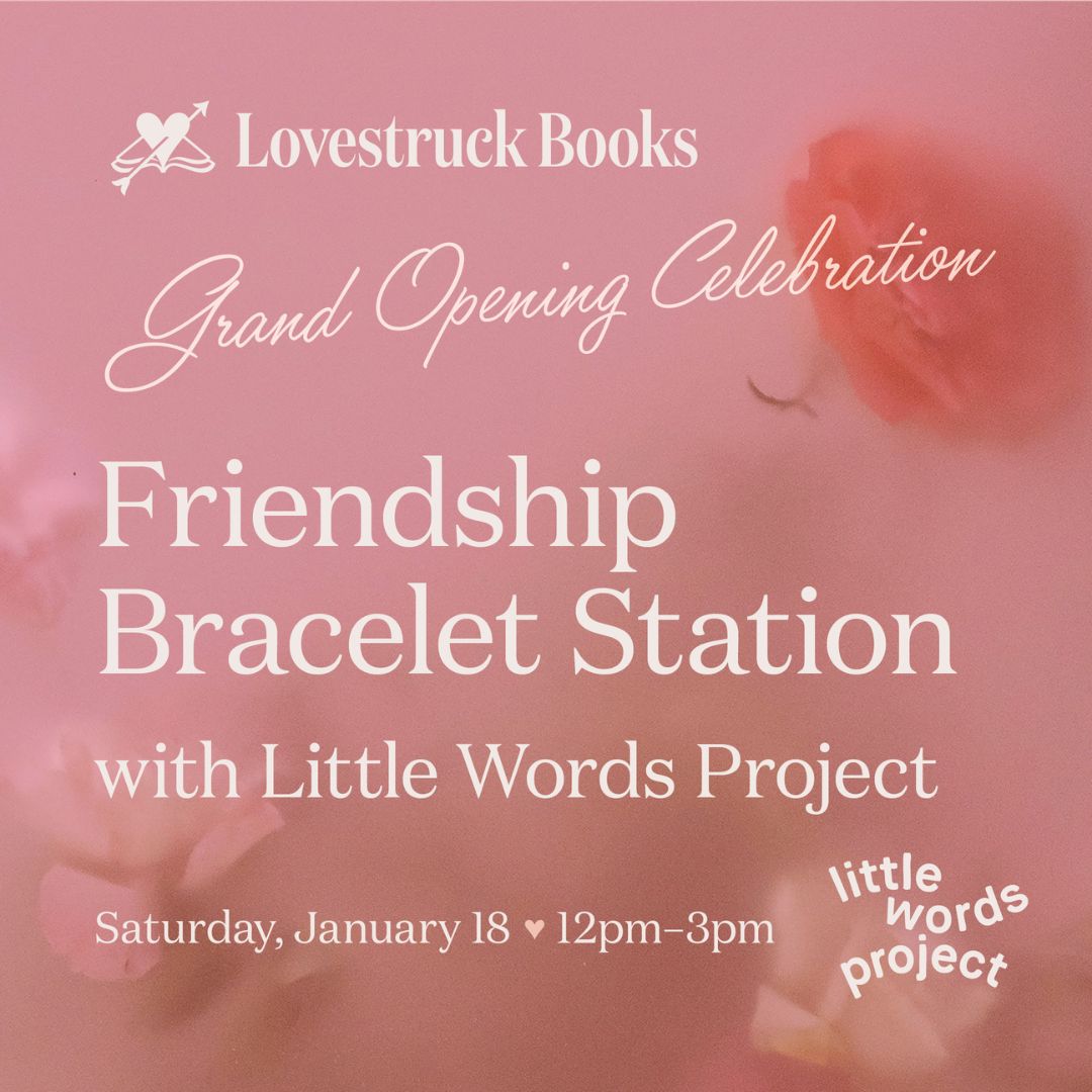 We're keeping the Grand Opening festivities going strong throughout the weekend! Join us on Sat, 1/18 for another all-day celebration, including a friendship bracelet station by <a href="/littlewordsproj/">Little Words Project</a>!

Attendance is free, but please RSVP:pulse.ly/b0woctrszf