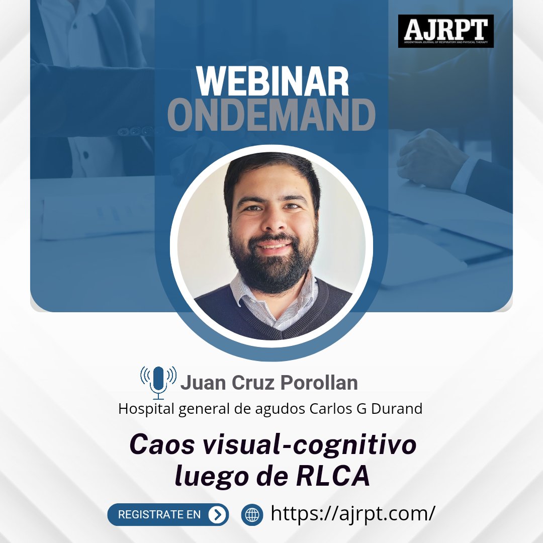 🔍 El Lic. Porollan explora cómo el caos cognitivo-visual desde etapas tempranas optimiza la recuperación y previene compensaciones.

🎓 Disponible en: ajrpt.com
#RehabilitaciónDeportiva #LCA #Kinesiología #Fisioterapia #MedicinaDeportiva #Neuroplasticidad