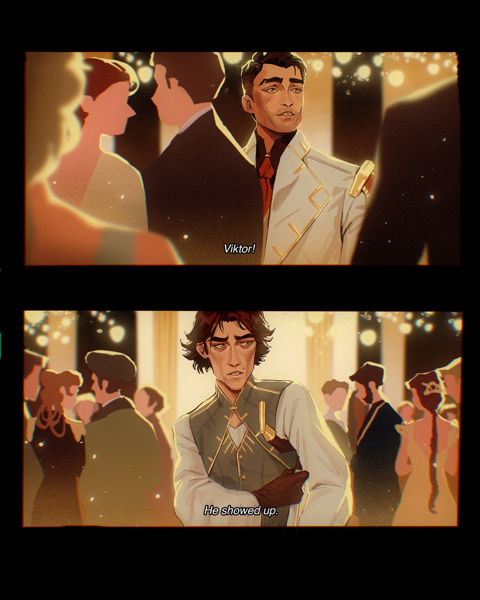 New years ball and Vik came out of the lab. ✨ #jayvik #jaycetalis #Viktor #arcane
