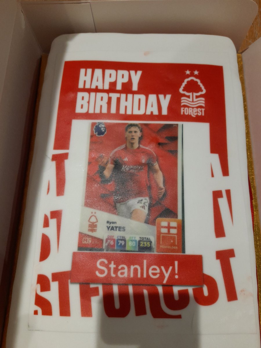 burtybanton's tweet photo. @RyanYates97 the boys cake ready for the big 10th tomorrow #youreds https://t.co/WinsQ3Lc4a