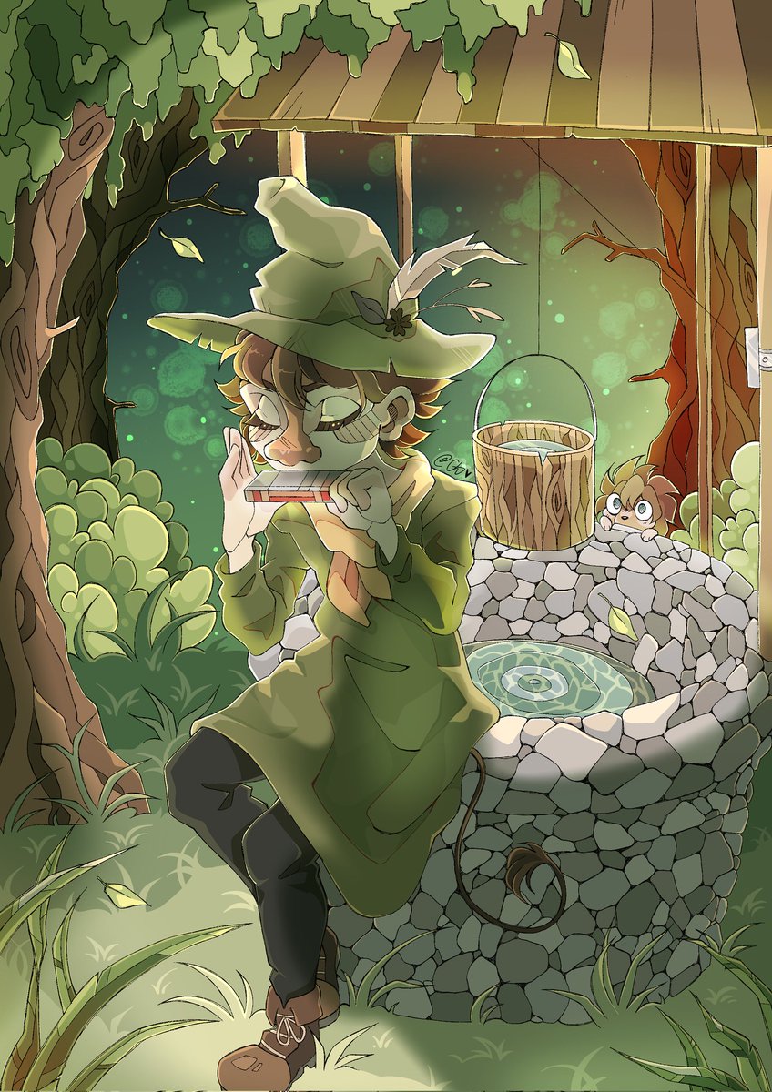 cherrypxw's tweet photo. ~ Snufkin inspired art 🍂
#moomins #snufkin #moomin #moominvalley #art #fanart #digital #art #artist #commissions #open https://t.co/4P0eutWKsV
