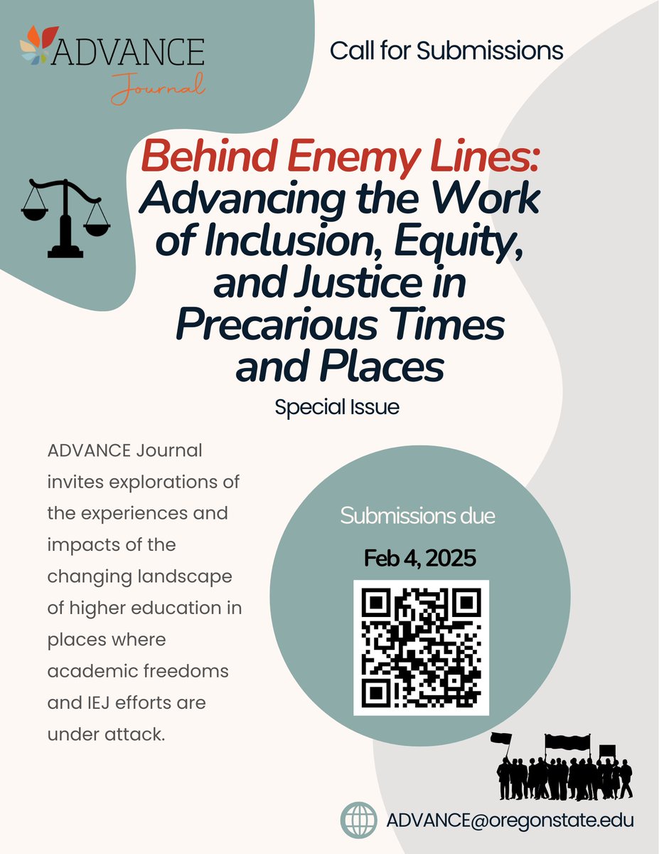 The submission deadline for our next special issue is coming up soon. Consider submitting and share widely!