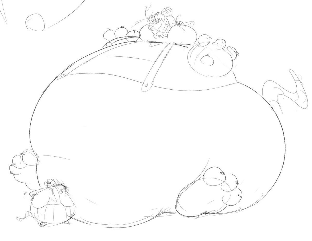 Turned into a rat and inflated with magic cigars