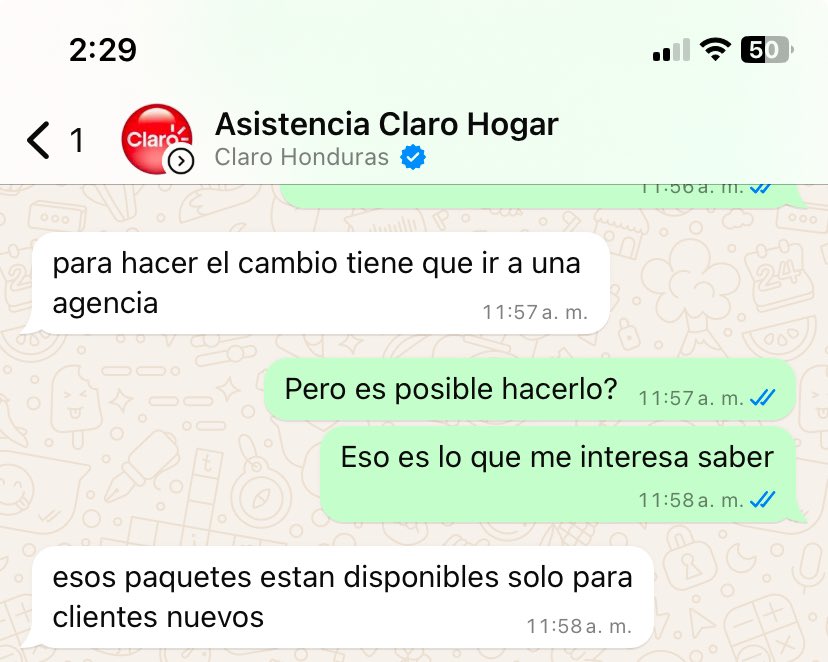 EdwinCadenas87's tweet photo. @clarohonduras Entonces para los clientes que hemos sido fieles, puntuales con el pago y consumidores del servicio desde hace tiempo no hay nada ? No pues que excelente forma de premiar la fidelidad y exclusividad de sus clientes ya existentes. https://t.co/SNenGb75Of