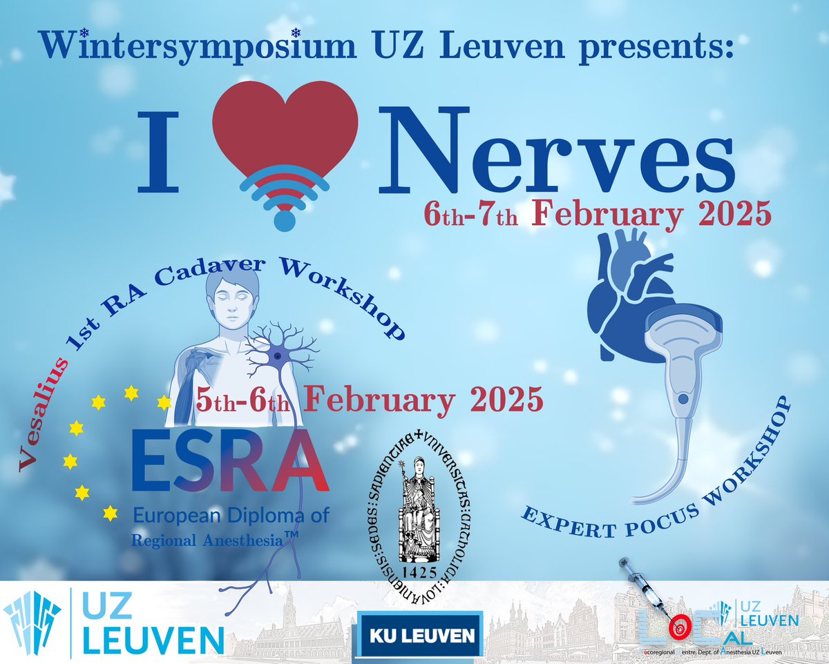 Steve Coppens (@steve_coppens) on Twitter photo One month to go. Every anesthetist in Belgium should sign in. Never will you see such a star line up. <a href="/docmorne/">Morné Wolmarans</a> <a href="/PeterMerjavy/">Peter Merjavy 🇺🇦 </a> <a href="/pauli_kess/">Paul Kessler</a> <a href="/elboghdadly/">Kariem</a> <a href="/Ropivacaine/">Dr. Vishal Uppal MBBS, FRCA 🇨🇦🇮🇳🏴</a> and many more ! <a href="/ESRA_Society/">ESRA | European Society of Regional Anaesthesia</a> <a href="/BelgianBara/">Belgian Association of Regional Anesthesia BARA</a> <a href="/ASRA_Society/">ASRA Pain Medicine</a> One month to go. Every anesthetist in Belgium should sign in. Never will you see such a star line up. <a href="/docmorne/">Morné Wolmarans</a> <a href="/PeterMerjavy/">Peter Merjavy 🇺🇦 </a> <a href="/pauli_kess/">Paul Kessler</a> <a href="/elboghdadly/">Kariem</a> <a href="/Ropivacaine/">Dr. Vishal Uppal MBBS, FRCA 🇨🇦🇮🇳🏴</a> and many more ! <a href="/ESRA_Society/">ESRA | European Society of Regional Anaesthesia</a> <a href="/BelgianBara/">Belgian Association of Regional Anesthesia BARA</a> <a href="/ASRA_Society/">ASRA Pain Medicine</a>
