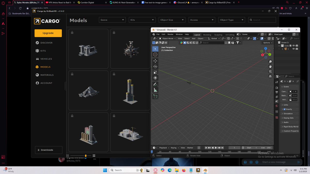 Stylez_Morales's tweet photo. You asked for it, I'm gonna give it to ya'll! Getting started on the "AI to 3D Workflow Tutorial" for those who want to get into or are interested in mixing AI with 3D software like Blender! 

#AIto3Dworkflow #blender #aivideo #hybridworkflow #kitbash3D 

@Blender @kitbash3d https://t.co/priTZxcNLc