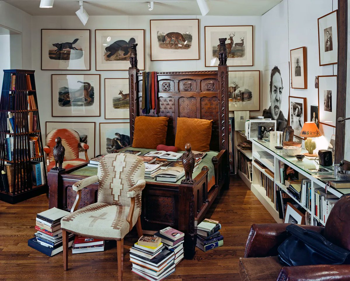 dearvotion's tweet image. Photographer Richard Avedon's Upper East Side apartment, 2004.