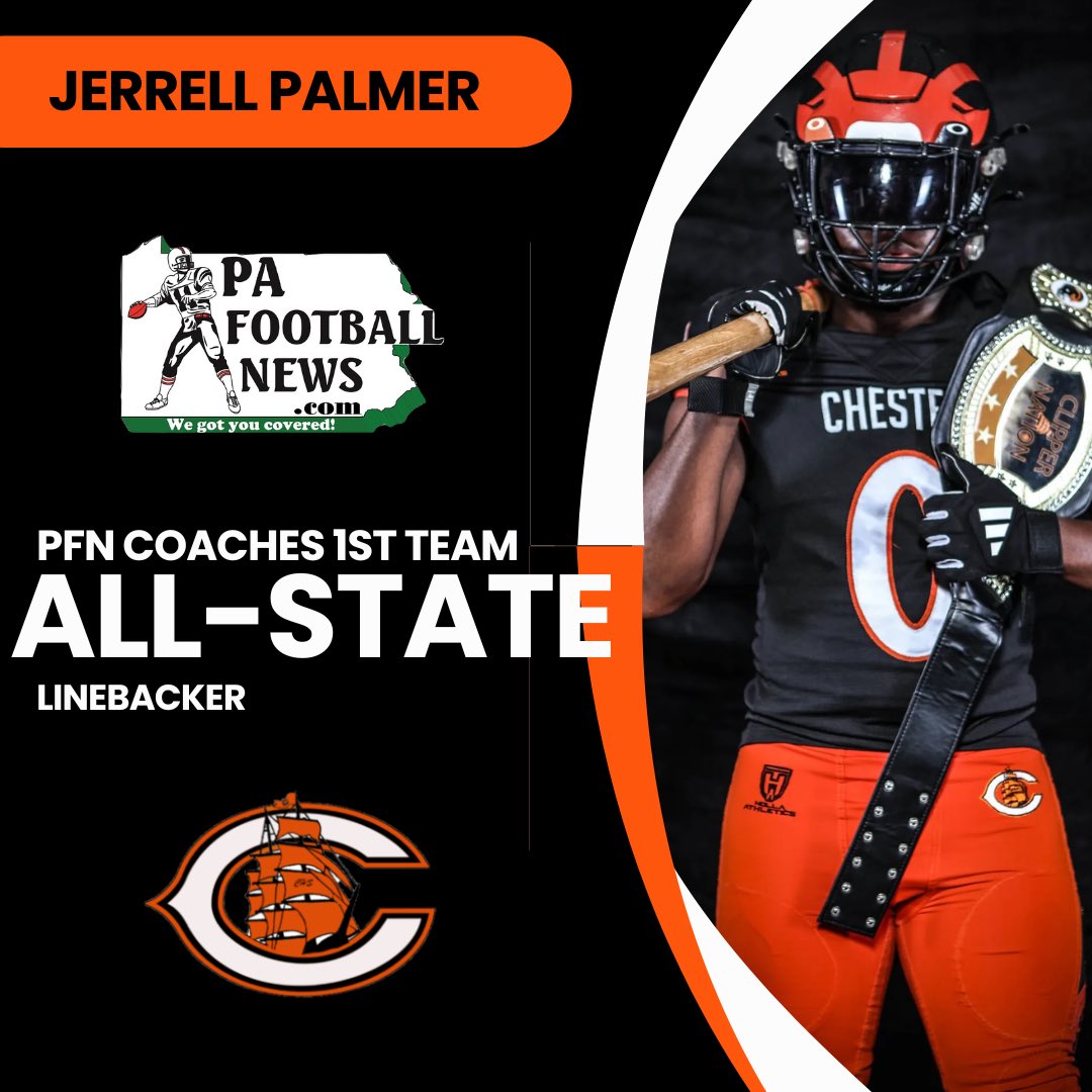 Dennis Shaw (@coachshawchs) on Twitter photo Congratulations to our guys Daron Harris and Jerrell Palmer. Both class of 2026 Athletes have been named First Team All State by Pennsylvania Football News Coaches for the SECOND YEAR IN A ROW! <a href="/EPAFootball/">EasternPAFootball</a> <a href="/PaFootballNews/">Pennsylvania Football News</a> <a href="/DTMattSmith/">.</a> <a href="/exit6football/">Chester High Clippers</a> Congratulations to our guys Daron Harris and Jerrell Palmer. Both class of 2026 Athletes have been named First Team All State by Pennsylvania Football News Coaches for the SECOND YEAR IN A ROW! <a href="/EPAFootball/">EasternPAFootball</a> <a href="/PaFootballNews/">Pennsylvania Football News</a> <a href="/DTMattSmith/">.</a> <a href="/exit6football/">Chester High Clippers</a>