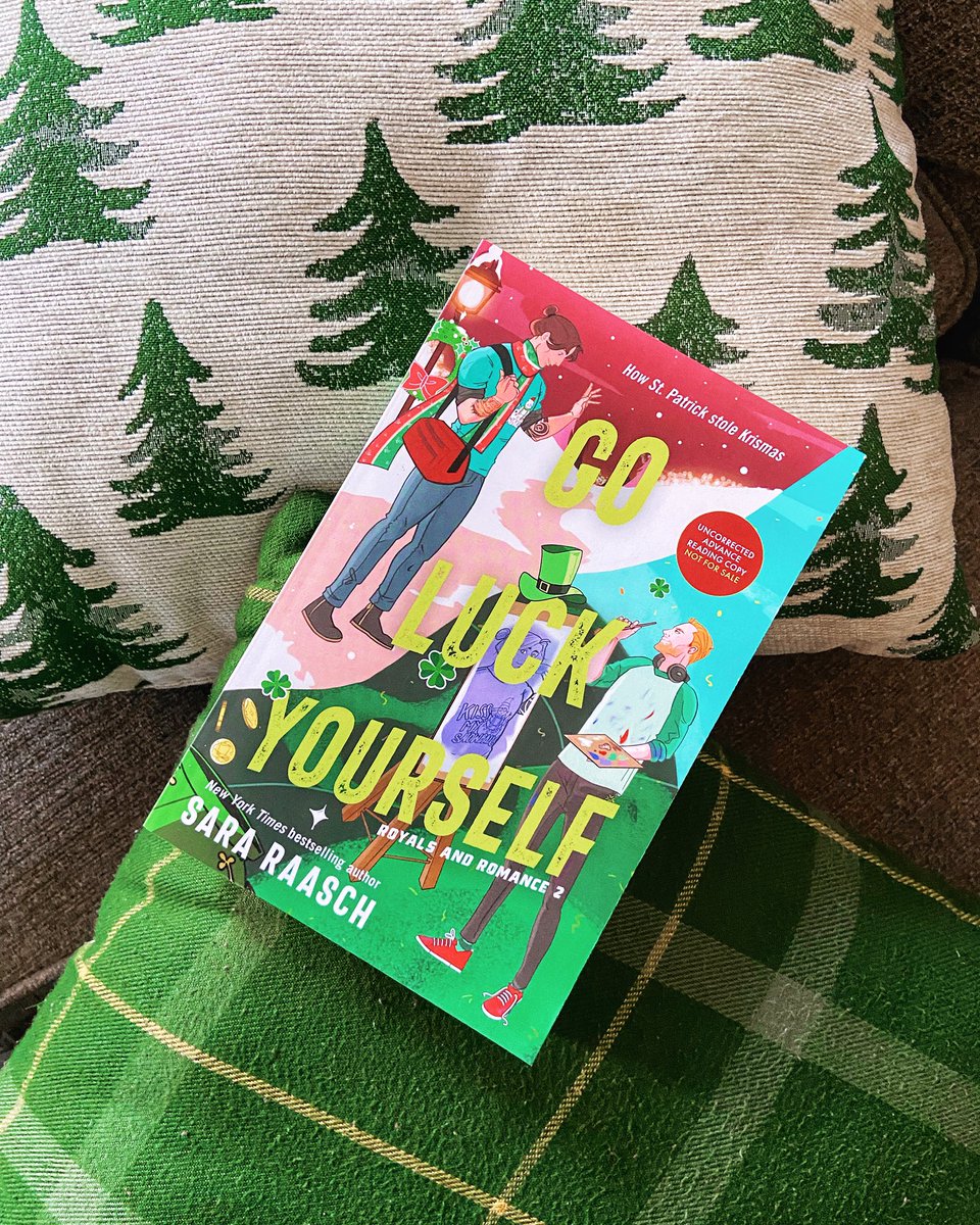 BrambleRomance's tweet photo. We’re feeling very lucky to be publishing so many incredible books in 2025 — especially #GoLuckYourself by @seesarawrite! Coming 3.11.25🍀 https://t.co/iaDBJ2HW9v