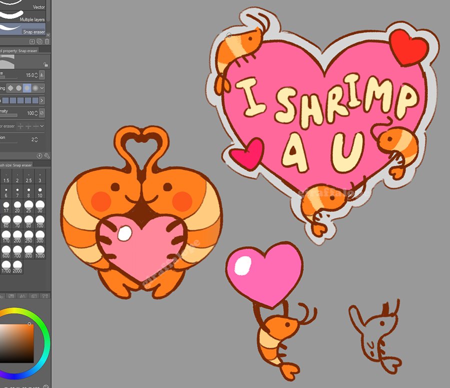 Shrimpy valentines concept 💘