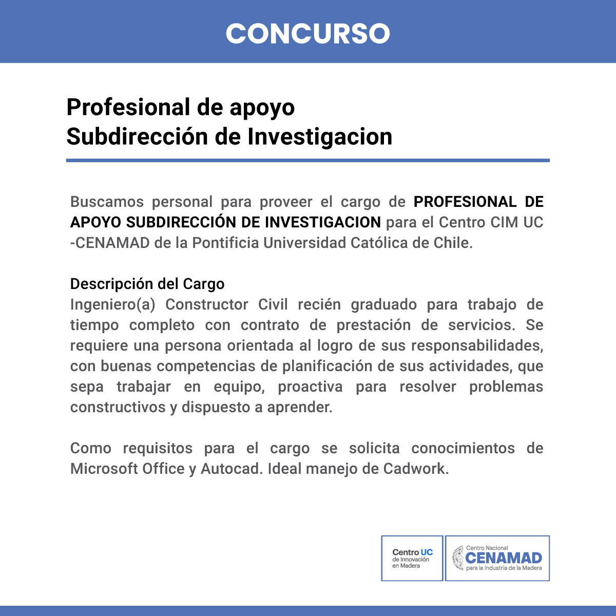 Centro de Excelencia CENAMAD tweet media