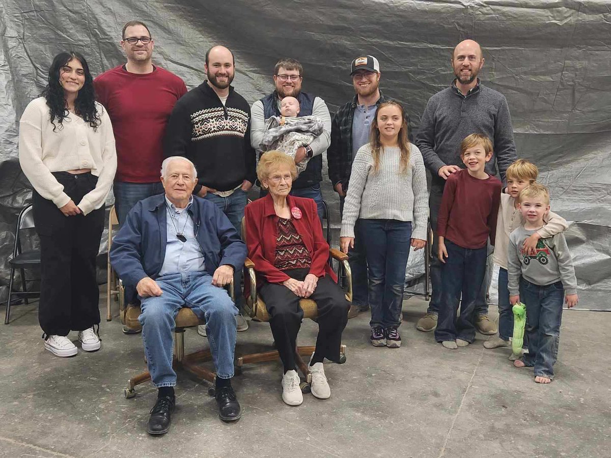 The month of December was great! All 5 of us kids were home for Christmas and got to celebrate both Mom and Dad turning 90!! We are truly blessed!!