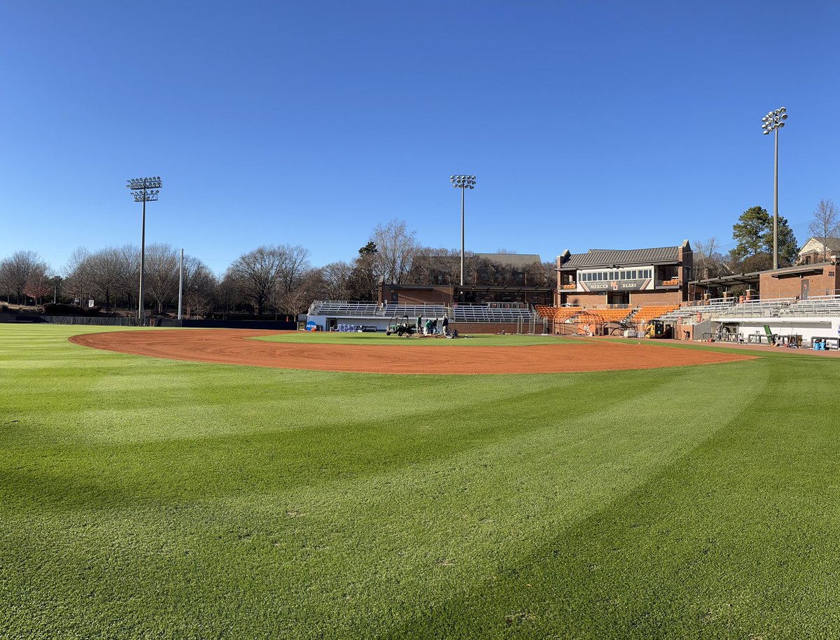 Got Mercer Baseball dialed in today. Good first day of the new work year