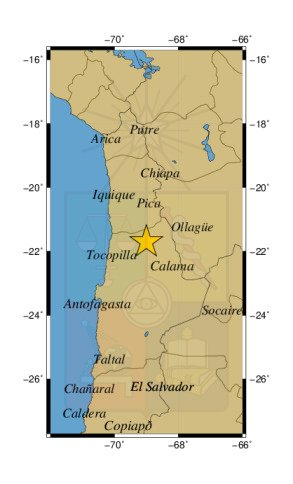 Sismo 6.1 se percibe en tres regiones del norte de Chile.
Epicentro se.ubico a 94 km al SE de Quillagua.
Se percibió en Tocopilla, Calama, Iquique, Alto Hospicio, Antofagasta, Mejillones, entre otras ciudades.
