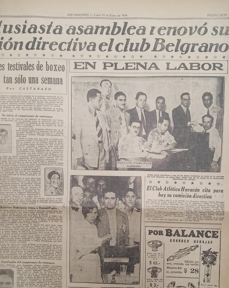 Enero de 1934, una socia emite su voto para elegir a sus representantes.

El Club Atlético <a href="/Belgrano/">Belgrano</a> siempre fue una institución que perteneció a sus verdaderos dueños: sus socios y sus socias.

#120AñosBelgrano

#120ParaLos120

44/120