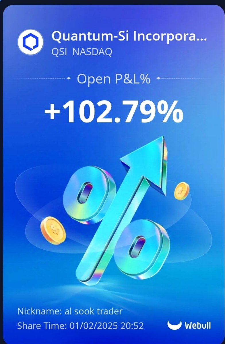 SookTraders's tweet image. $qsi MAA Shaa Allah my our swing doing well so far.